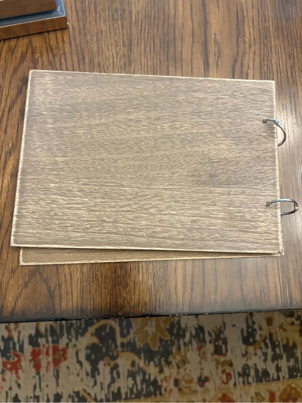 Guest Book Wooden  wedding or event Brown Rustic guest  Book.